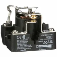 SCHNEIDER Open Power Relay: Surface Mounted, 30 A Current Rating, 120V AC, SPDT, 5 Pins/Terminals (MPN 8501CO15V20)