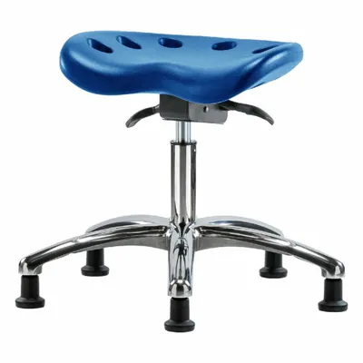 OEM Tractor Stool: Polyurethane, Ht Range 17 1/2 in to 22 1/2 in, 17 in Seat Wd - Polyurethane Lab Stools