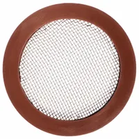 Cam and Groove Gasket: 3/4 in For Coupling Size, Brown, 1 3/8 in Outside Dia, Flat with Screen, FKM (MPN ZUSA-CAM-V20S-3/4)