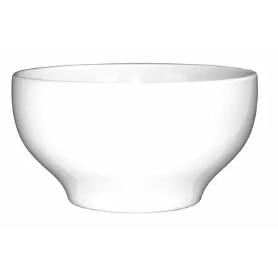 ITI Footed Bowl, 13 oz, 5 in, Porcelain, European White - Serving Bowls