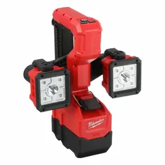 This 18V DC work light delivers up to 2,500 lumens with three selectable modes for adjustable brightness. With a maximum height of 12 1/8 inches, it provides portable illumination for jobsite, construction, and maintenance tasks. Tool only; requires M18 battery.