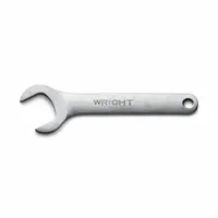WRIGHT TOOL Open End Wrench: Steel, Satin, 37 mm Head Size, 7 11/16 in Overall Lg, Fixed (MPN 14-37MM)