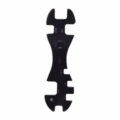 Multi-size welding tool combining 10 common wrench sizes into one compact design. Used for tightening and loosening gas cylinder valves, regulator connections, and torch fittings on oxygen, acetylene, and other gas systems.