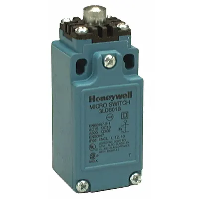 Honeywell Non Plug-In Limit Switch: Plunger Actuator, Metallic, Plunger, 4 Mounting Holes - Top-Mount Plunger Limit Switches