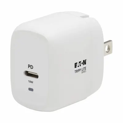 EATON TRIPP LITE Wall Charger, 1A, 50/60Hz, White, USB-C Female - Wall Chargers