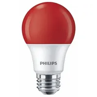 PHILIPS Compact LED Bulb: Medium Screw (E26), LED, (A) Classic, A19, 8 W Watt, 3000K, Frosted (MPN 8A19/LED/RED/P/ND 120V 4/1FB)