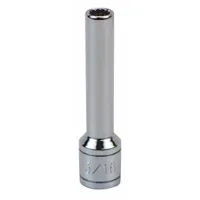 SK PROFESSIONAL TOOLS Socket: SAE, 1/4 in Drive Size, 3/16 in Socket Size, 12-Point, Deep, Chrome (MPN 44906)