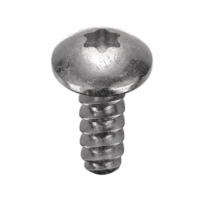 TAMPER PRUF SCREW Thread Forming Screw: #6 Size, 3/8 in Lg, Stainless Steel, Plain, Torx Plus - Pan Head Sheet Metal Screws
