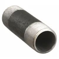 Pipe Nipple: 2 1/2 in Nominal Pipe Size, Male NPT x Male NPT, 3 1/2 in Lg, Schedule 40, Welded (MPN 0330041609)