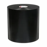 This vinyl and rubber electrical tape provides corrosion protection for insulating and sealing electrical connections. Suitable for indoor and outdoor use, it resists moisture and abrasion. Each roll is 6 inches wide, 33 3/8 yards long, and 20 mil thick. Sold as a 4-pack in black