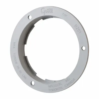 GROTE 92511 Polycarbonate Vehicle Light Mount Bracket, 5 9/16 in Lg, 3/4 in Ht - Vehicle Light Mounts & Brackets