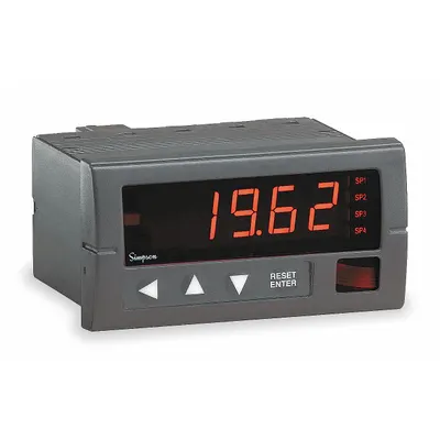 SIMPSON ELECTRIC Digital Panel Meter: 1,999 Display Span - Max, 120 V AC - AC Current Digital Panel Meters