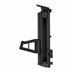 The DEWALT DCN8906 is a collated nail and extended magazine attachment for cordless concrete nailers. It holds a strip of nails for continuous fastening, reducing reloading downtime. The removable foot adds versatility for different fastening angles and surfaces.