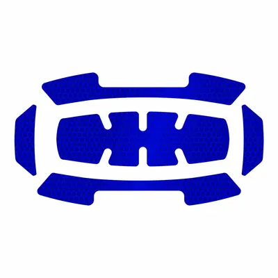 MILWAUKEE Hard Hat Label: 8 in Ht, 4 in Wd, Diamond-Grade Retroreflective, Reflective - Safety