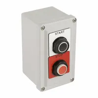 SCHNEIDER Control Station: (2) Push Buttons, 0 Pilot Lights, 1NO/2NC, Start/Stop, (2) Push Buttons (MPN 9001SKY201)