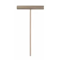 AMPCO Hex Key: 0 Ball Ends, 3/32 in Tip Size, SAE, Short, Beryllium Copper, Unfinished, T, 1 Tips (MPN WT-3/32)