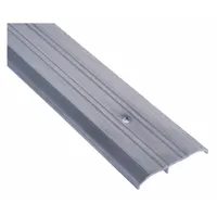 This 3 ft aluminum saddle threshold features a fluted transition surface for traction. It seals the gap under doors to block drafts, moisture, and pests