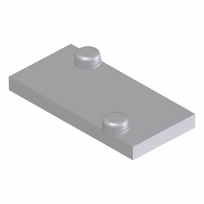 SMC SYJ5000-21-7A Blanking Plate, Die Cast Zinc, 5-Port - SMC SYJ Series Plates