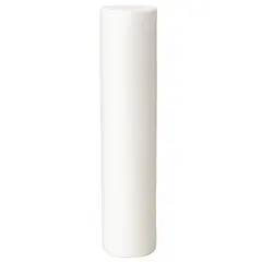String wound water filter cartridge with polypropylene media. Rated at 25 micron for sediment reduction. Flow capacity of 20 gpm. Used in commercial and industrial water systems to protect downstream equipment from particulate fouling.