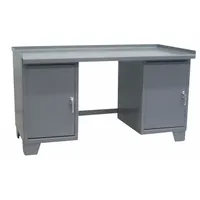 JAMCO Workbench: Fixed Ht, Steel, 60 in x 30 in, 2,000 lb Overall Load Capacity, Gray, Gray (MPN WU360GP)