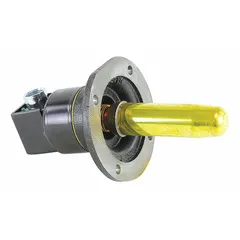 Low water cut-off head mechanism for steam boilers and hot water systems. Automatically interrupts burner operation when water level drops below safe threshold to prevent dry-fire damage. Suitable for replacement in commercial and industrial HVACR pump, valve, and tubing assemblies.