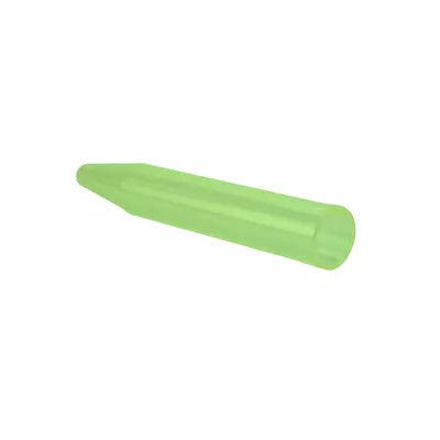 OEM Approved Vendor Polypropylene Test Tube, 4.5 mL, Conical Bottom, Green - Plastic Test Tubes