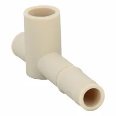Tee fitting for use in HOSHIZAKI ice machines. Connects water or refrigerant lines within the system. Suitable for foodservice, hospitality, and industrial cooling applications.