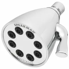 The SPEAKMAN Icon S-2251 is a fixed showerhead constructed from brass, offering multiple spray patterns. It delivers a flow rate of 2.5 gpm, suitable for commercial and industrial facilities where consistent water delivery and water conservation are required.