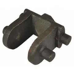 Replacement stripper component for Dayton manual chain hoists. Compatible with models 1VW61, 1VW62, and 1VW63. Used during hoist maintenance to remove the load chain from the hoist mechanism.