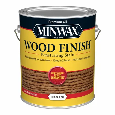 MINWAX Interior Oil-Based Semi-Transparent Wood Stain, Red Oak, 1 gal - Wood Stains