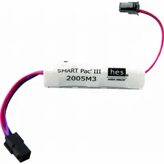 This inline power controller accepts 12 to 32 V AC/DC input and regulates power delivery for access-control hardware such as electric strikes and magnetic locks. The unit is typically installed in commercial security systems to provide stable power to compatible devices.