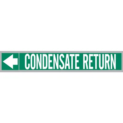 BRADY Condensate Return Adhesive Pipe Markers on a Roll