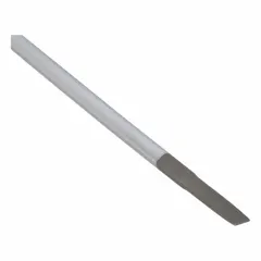 ESD-safe precision slotted screwdriver with a 5/64 in tip size and 2 3/8 in shank length. Designed for use on electronic components and circuit boards where electrostatic discharge protection is required. Suitable for delicate assembly, repair, and maintenance tasks.