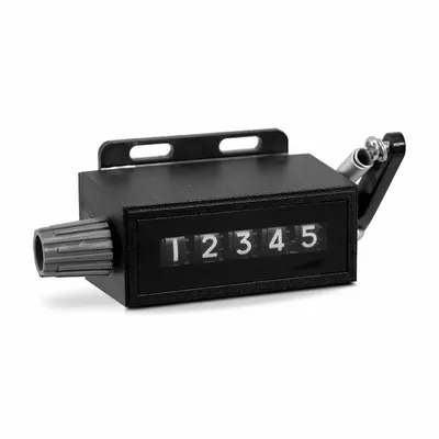 TRUMETER Mechanical Stroke Counter: Top Coming (TC), Top Coming (TC), Base Mounting - Mounted Mechanical Counters