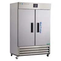 AMERICAN BIOTECH SUPPLY Lab Refrigerator: 49 cu ft, Upright, 2°C to 7°C, 35 in Overall Dp, 2 Doors (MPN PH-ABT-HC-SSP-49)