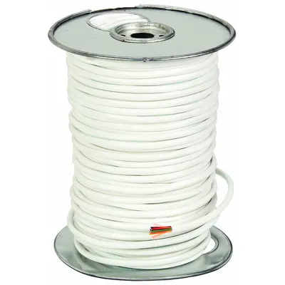 SOUTHWIRE Thermostat Wire: 18 AWG Conductor Size, 8 Conductors, 250 ft Overall Lg - Plenum-Rated Thermostat Wires
