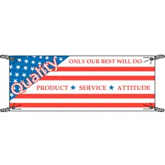 This polyethylene banner is printed on one side and measures 48 inches by 120 inches. Suitable for indoor or outdoor use, it provides a durable large-format surface for displaying messages in facility entrances, break rooms, or job sites.