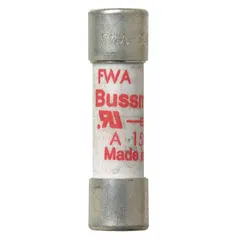 Fast-acting cylindrical fuse rated 25 A at 150 V AC and 150 V DC. Non-indicating design. Suitable for overcurrent protection in power electronic circuits such as drives, inverters, and UPS systems.