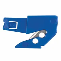Replacement single cutter head with blade for utility knives. Overall length 3-1/2 inches, 1 cutting side. Pack of 3. Suitable for cutting common materials in packaging, construction, and general industrial tasks