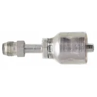 PARKER Hydraulic Crimp Fitting: Steel x Steel, 45° Elbow, -8 For Hose Dash Size, Female x Genderless (MPN 12843-8-8)