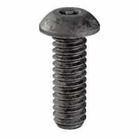 Button head machine screw with tamper-resistant drive, 1/4-20 thread, 3/4 in length, 5/32 in drive size. Pack of 25. Used in security-sensitive applications such as panel guards and equipment enclosures to deter unauthorized removal
