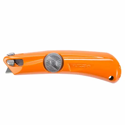 PACIFIC HANDY CUTTER, INC Safety Knife: 6 in Overall Lg, Plain, 1 1/2 in Overall Wd - Fully Automatic Retracting Utility Knives