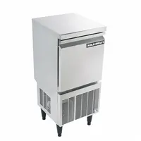 SCOTSMAN Ice Machine: Top Hat, 50 lb Ice per Day, Air Cooled, 36 3/4 in Ht, 15 1/2 in Wd, Silver (MPN KD-50)