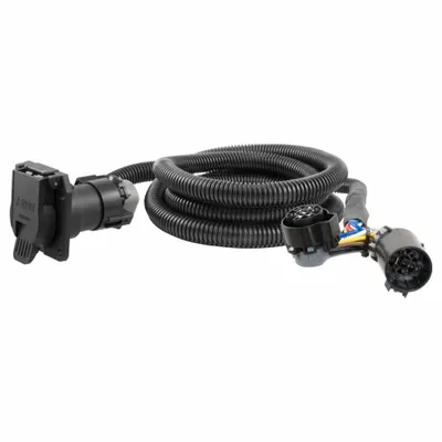 CURT 7-Way Blade Trailer Connector, 7 ft Wire Length, 56070 - Fleet and Vehicle Maintenance