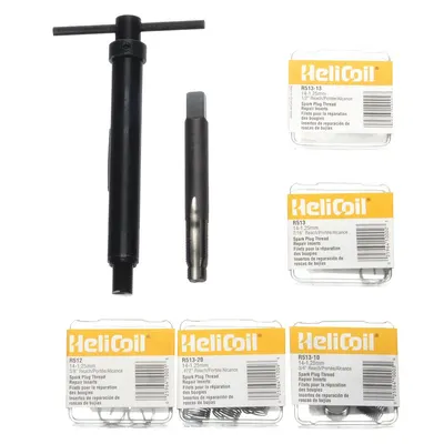 HELI-COIL Thread Repair Kit: Tanged Tang Style, M14-1.25, Stainless Steel - Insert & Tool Kits