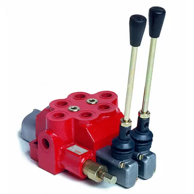 BUCHER HYDRAULICS Lever Operated Sectional Valve: Four-Way / Three Positions - Manual Spool Monoblock Valves