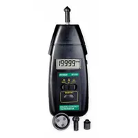 EXTECH Tachometer: +/-0.05% RPM Accuracy, 0.1 RPM, 20,000 RPM Max Contact RPM, Available Separately (MPN 461891)