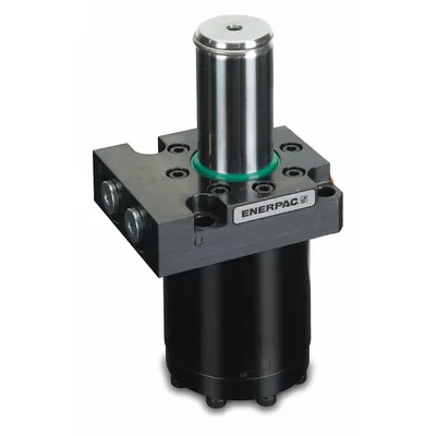 ENERPAC Swing Clamp Hydraulic Cylinder: Double Acting, 4,200 lbf Clamping Force - Upper Flange Mount Swing Clamp Cylinders