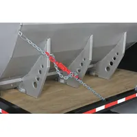 SNOWEX Chain Kit: Chain Kit, Steel, Silver, Hopper Spreaders, 11790, 11780/11790/11800/11810 (MPN 99690)