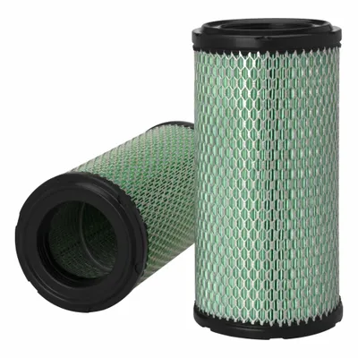 FLEETGUARD Engine Air Filter, Radial Seal, Cellulose, 5 13/32 in OD, AF25648 - Round/Oval Engine Air Filters